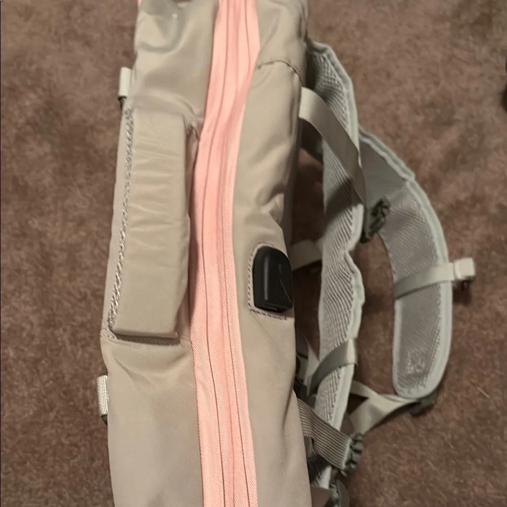 Stylish Gray and Pink Backpack - Picture 10 of 13